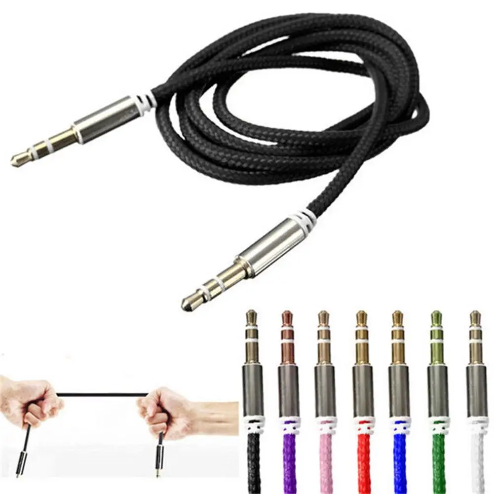

3.5 Audio Cable 1m 3.5mm Male to Male Speaker Line Auxiliary Cord Stereo Aux Cable for Phone MP3 Car Aux Cord for iphone Samsung