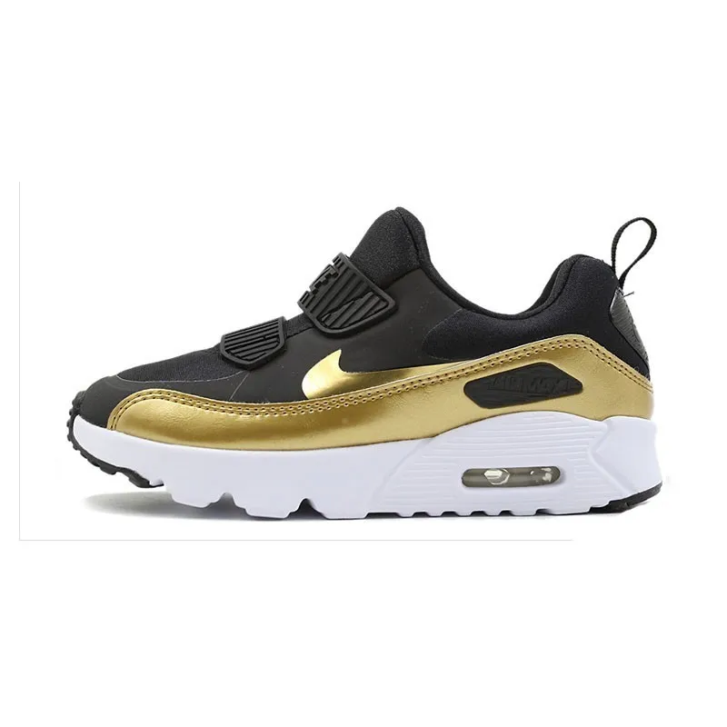 NIKE AIR MAX крошечные 90 обувь для детей Новое поступление дышащие спортивные детские кроссовки удобные#881927-007 - Цвет: 881926-006