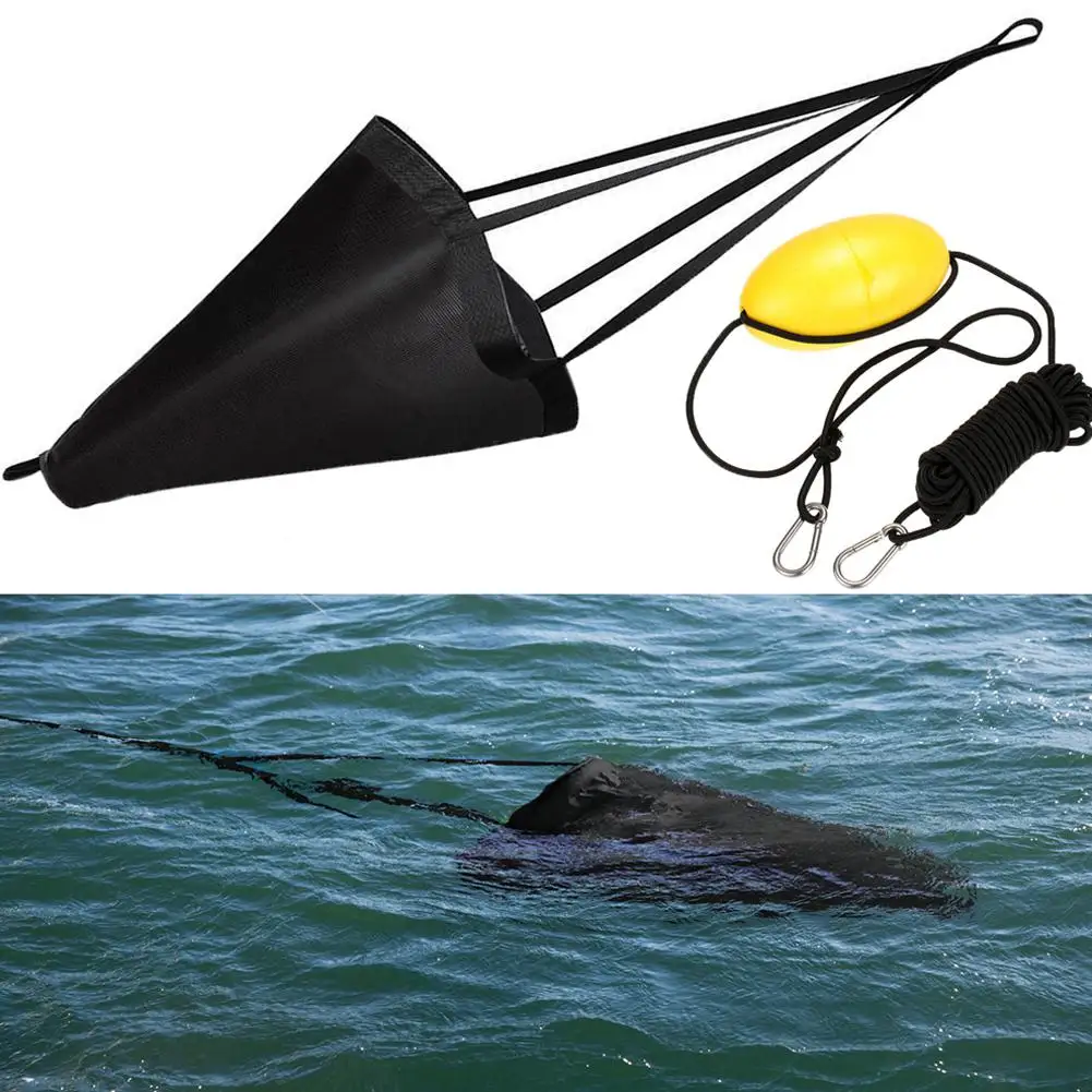 LumiParty 18 '/32 &quot/42'/53 'Drogue якорь поплавок морской каяк Drift 15 30ft троллинг дрейф