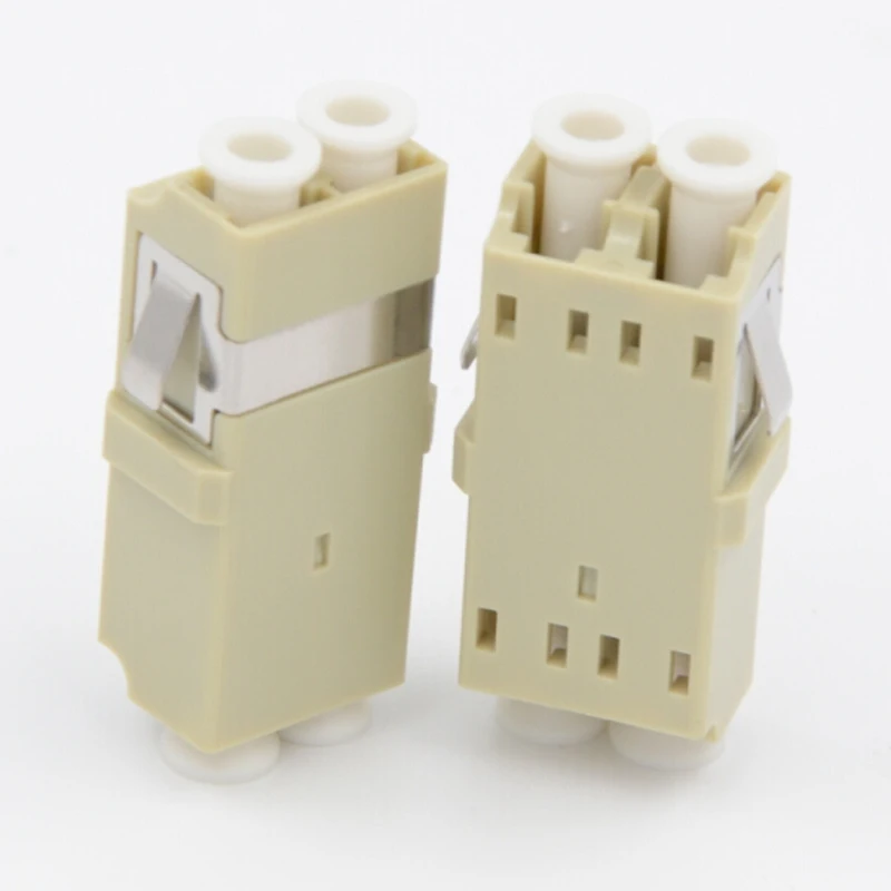 50PCS/lot LC/PC OM3/OM4 Duplex Optical Fiber Adapter Couplers | Мобильные телефоны и аксессуары