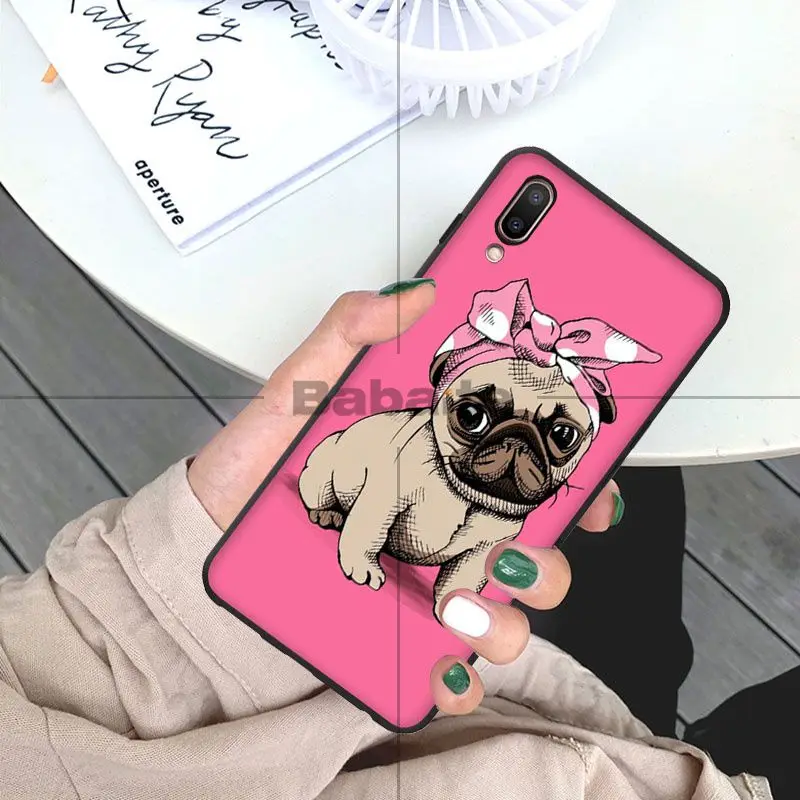 Чехол для телефона из силикона и ТПУ Babaite Pug seen things dog Hat чтения ViVo X 20 plus Play 6X23 X9 PLUS X9S
