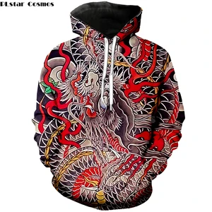PLstar Cosmos японские Роскошные 3D толстовки с принтом дракона для мужчинженщин Harajuku свитшоты крутые пуловеры в стиле хип-хоп Прямая поставка-3