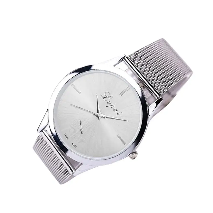 

Classic Business Ladies Gold Watch Women Famous Brand Minimalist Steel Mesh Simple LVPAI Watch Women Quartz Watch #D