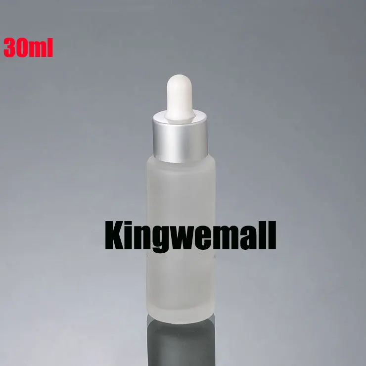 

Wholesale 300pcs/lot Capacity 30ml Empty Glass Frosted Bottle with Silicone Dropper For Cosmetic Lotion Packaging EY14