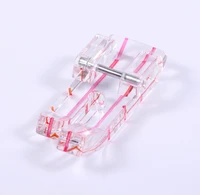 clear view guide foot straight stitch snap on sewing machine presser foot rj 602