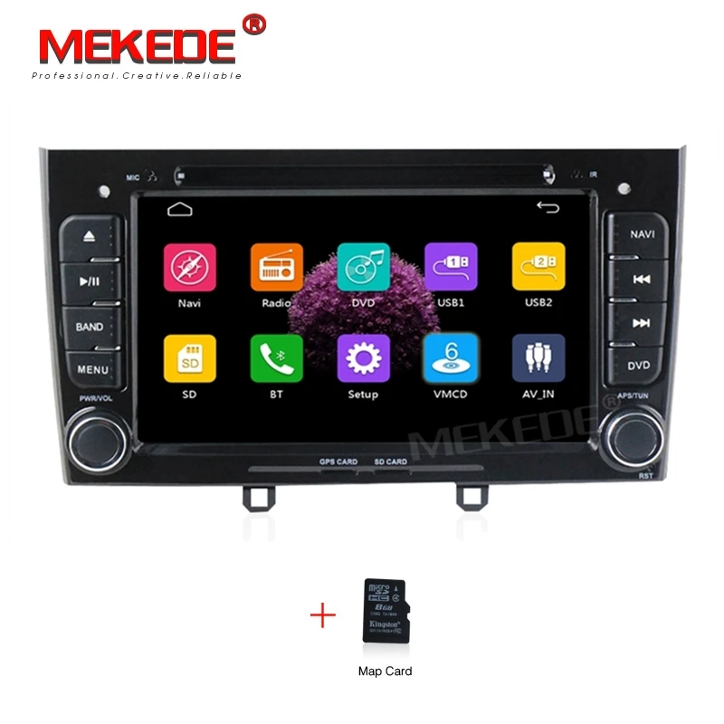 Car dvd B " 2DIN автомобильный gps-навигатор для peugeot 308 408 308SW с автомобильным dvd-плеером радио аудио камера DVR Canbus BT SD RDS 1080P - Цвет: Car dvd B