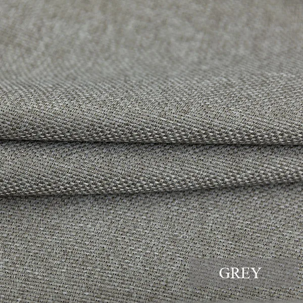 MISSION Faux Linen 80%-85% затемненные плотные теплоизолированные затемненные шторы Жалюзи для спальни гостиной шторы на заказ - Цвет: Grey