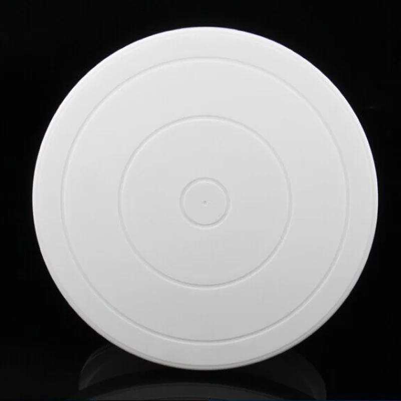 Turntable Decorating Stand Platform White 28cm Round Rotating Revolving Cake Sugarcraft Best Selling | Дом и сад