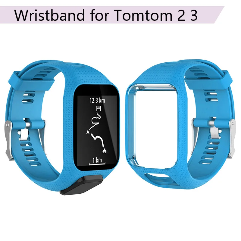 Сменный Браслет для TomTom 2 3 Runner серии силиконовый ремень Спортивные GPS Смарт часы
