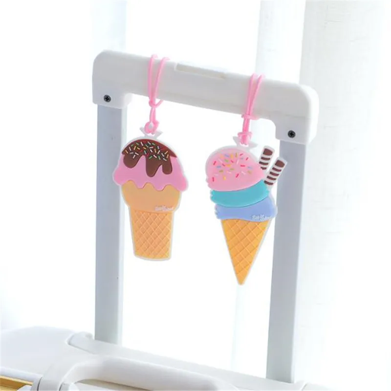 Новинка аксессуары для путешествий креативный багажный ярлык чехол мороженого