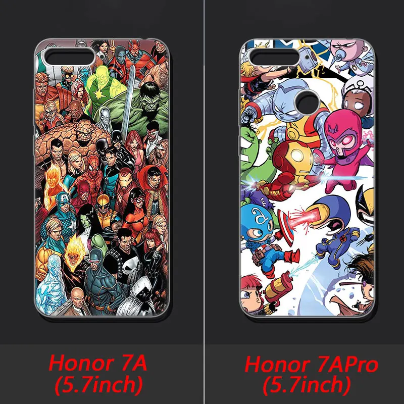 Роскошный мягкий силиконовый чехол для телефона Marvel Comics для huawei Honor 20 20i 10 9 8 Lite 8X 8C 8A 8S 7S 7A Pro View 20 Модный чехол