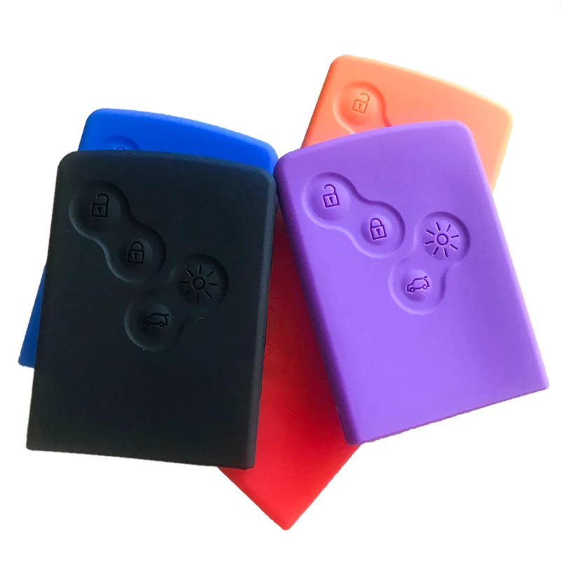 RMLKS силиконовый резиновый чехол для ключа автомобиля защитная наклейка Renault Clio