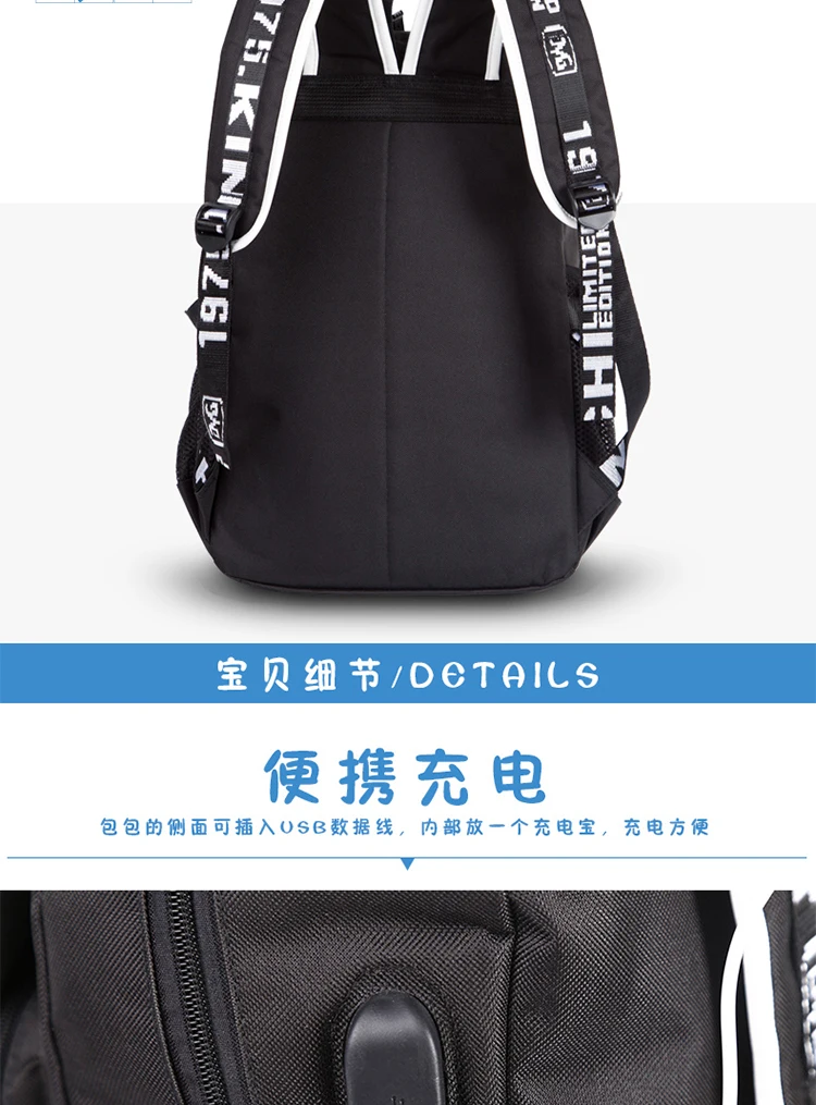 DitF DARLING в FRANXX аниме печати рюкзак ICHIGO Мику ZERO два Cos для женщин Backapck USB школьные ранцы для подростков обувь девочек