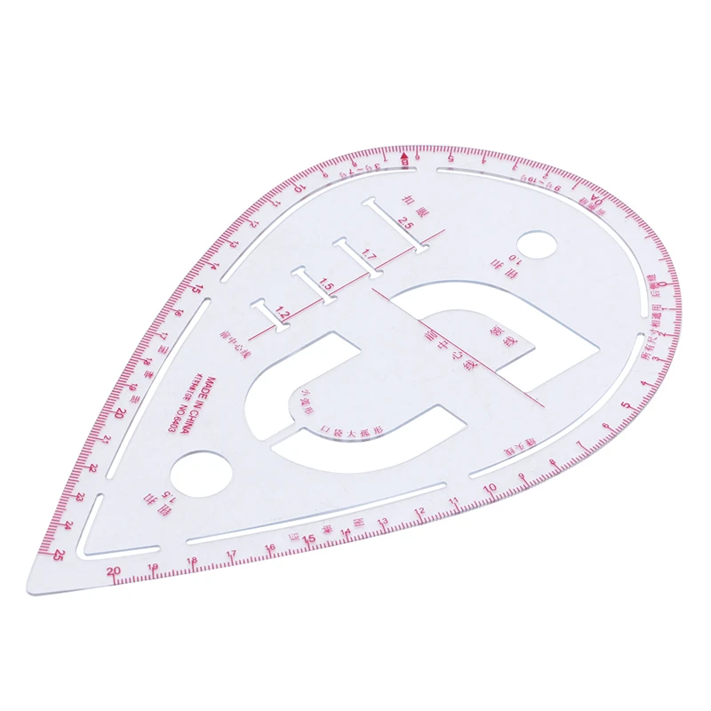 Пластиковая измерительная линейка для шитья одежды|ruler measurement|curve rulersleeve curve ruler |
