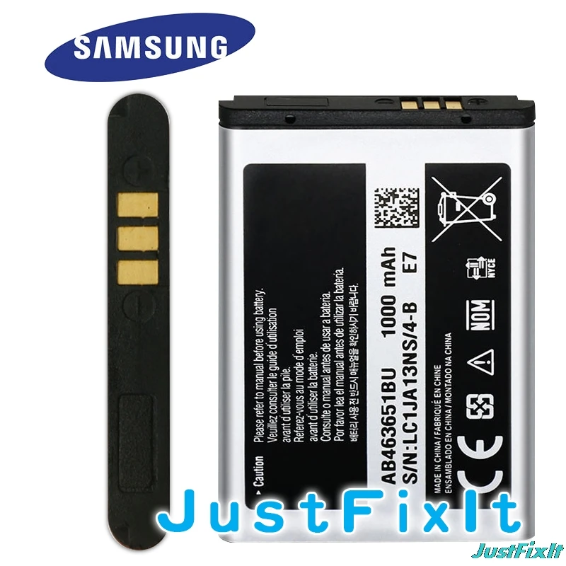 Оригинальный Батарея AB463651BU для samsung W559 S5620I S5630C S5560C C3370 C3200 C3518 J808 F339 S5296 C3322 L708E S5610 |