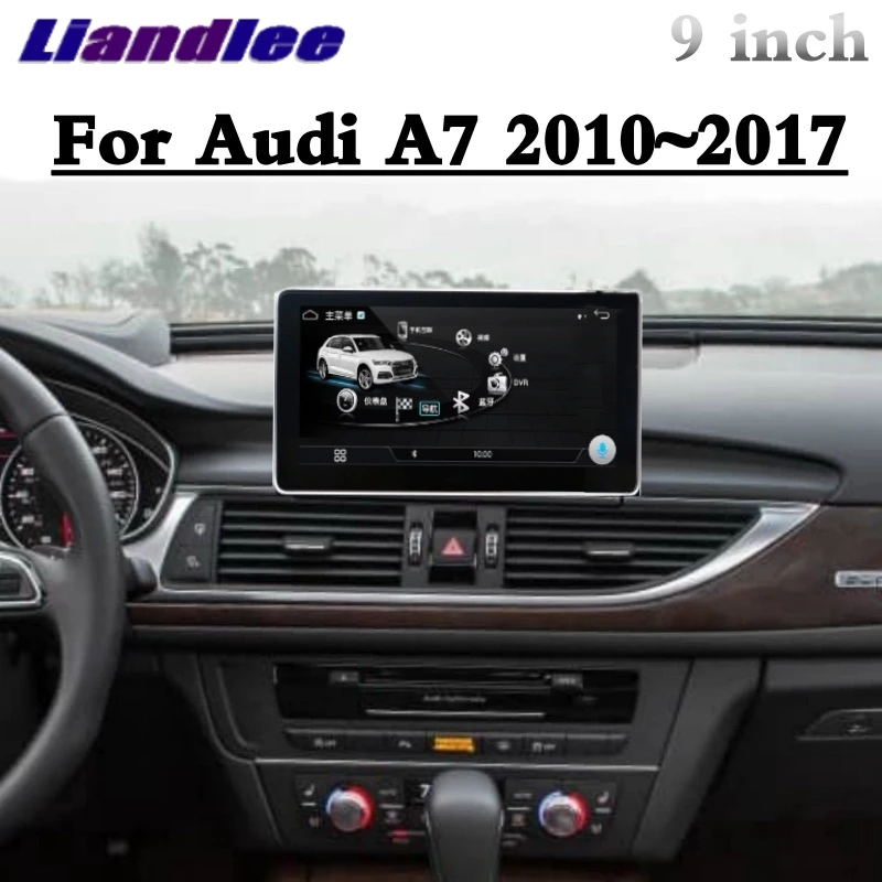 Для Audi A7 2010~ Liandlee автомобильный мультимедийный плеер NAVI аксессуары Радио стерео CarPlay адаптер камера gps экран навигация