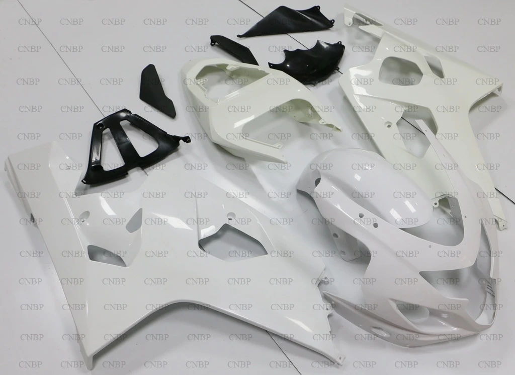 UNPAINTED fairing GSXR 600 2004 комплекты обтекателей GSX R 750 2004-2005 K4 Белый Синий FIXI Пластиковые обтекатели для Suzuki GSXR750 05 обтекатель - Цвет: UNPAINTED fairing
