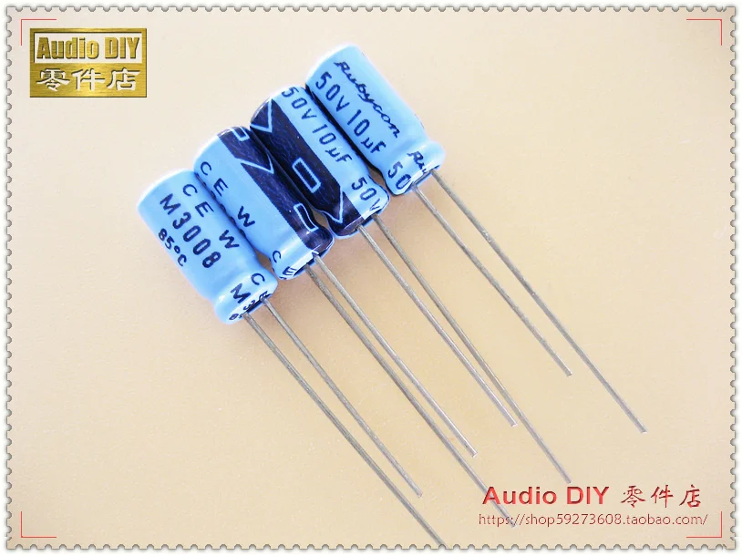 2020 горячая Распродажа 30 шт/50 шт Rubycon Old Sky Blue TWSS (CEW) series 10 мкФ/50V электролитические
