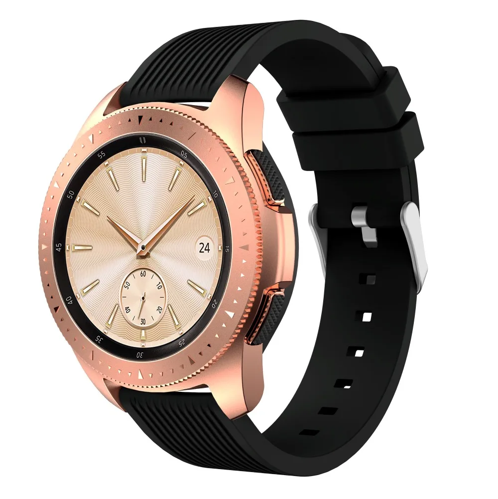 Силиконовый ремешок на запястье для samsung Galaxy Watch 46 мм 42 мм Active Active2 gear S3 S2 аксессуары для умных часов Спортивные товары