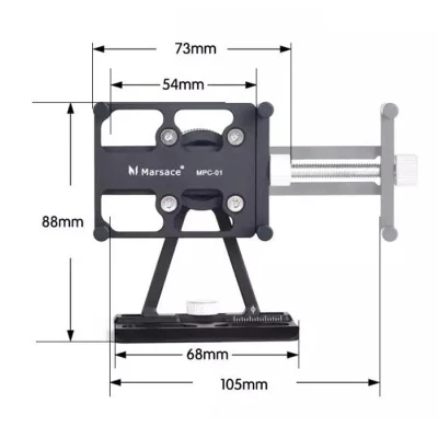 Штатив для смартфона Marsace алюминиевый металлический универсальный зажим