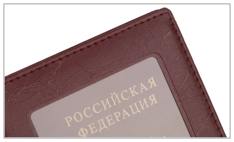 RFID держатель для паспорта из искусственной кожи для мужчин и женщин, защитный кошелек, визитная карточка, мягкая обложка для паспорта, сумка, минималистичный кошелек, кошелек F055