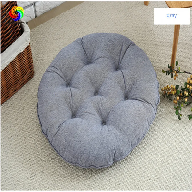 Подушка для сидения японский Стиль 55*55 см Лен и хлопок большой круглый подушки