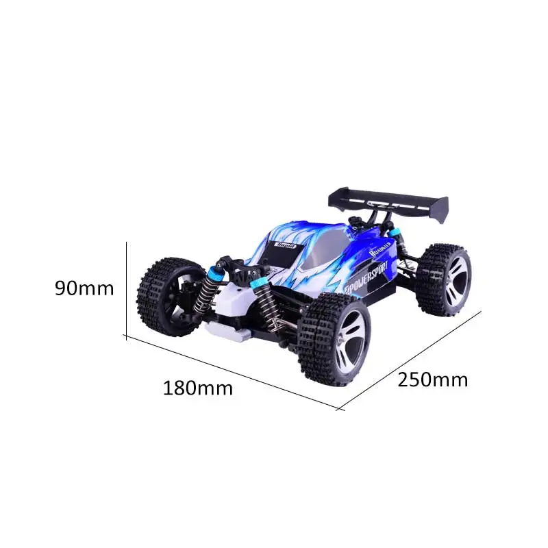 Wltoys A959 2,4G 1:18 Масштаб 4WD RC скоростной автомобиль 50 км/ч пульт дистанционного управления гоночный высокоскоростной ударопрочный внедорожный автомобиль
