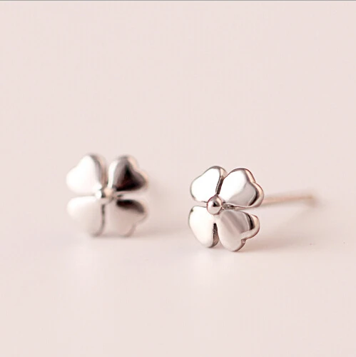 Женские гипоаллергенные серьги гвоздики из серебра 100% пробы|hypoallergenic stud earrings|fashion