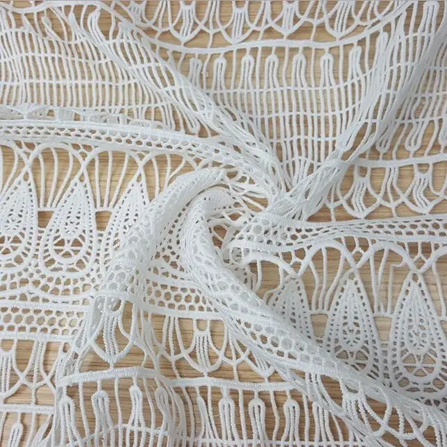 2 ярдов французский молочный шелк белая вышитая ткань 2019 высокое качество