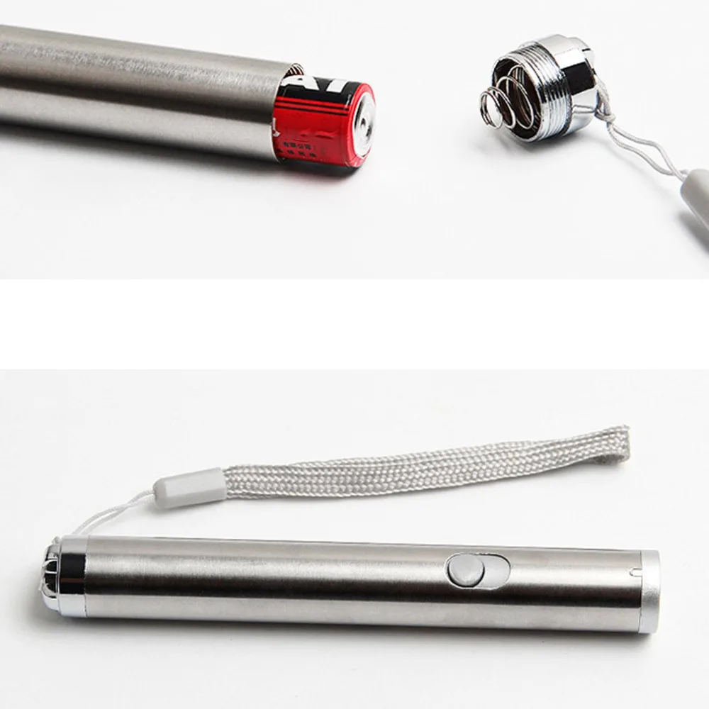 Нержавеющая сталь забавный кот палка с веревкой USB перезаряжаемая светодиодная