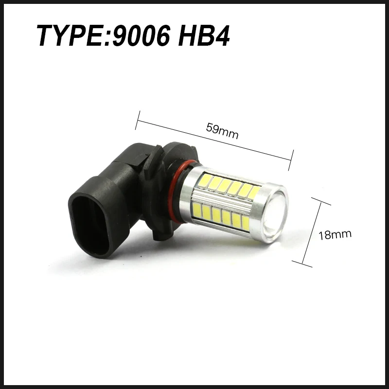 1x5630 33SMD Автомобильная лампочка светильник 12V движения вождения s туман H4