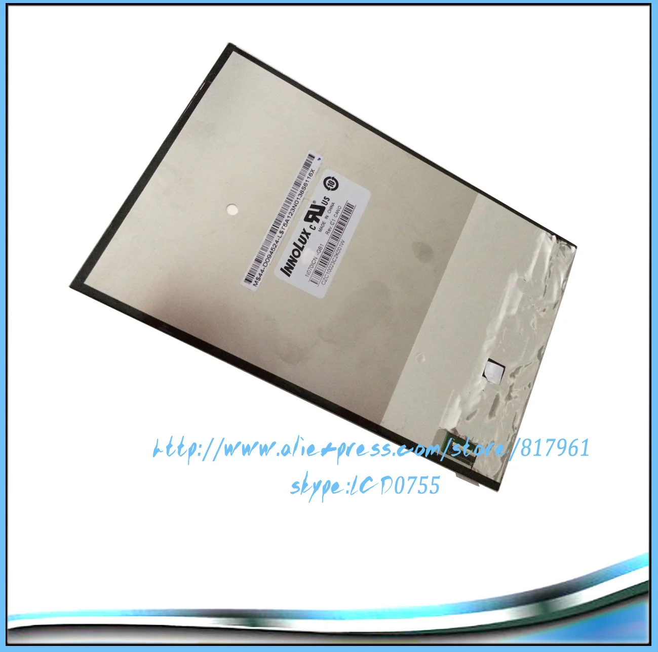 

Original 7inch LCD screen N070ICN-GB1 for tablet pc free shipping