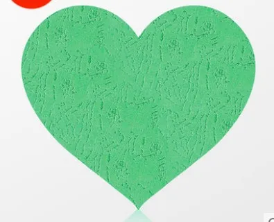 Green 100 шт./упак. «любящее сердце» в форме корейский принт мульташной Минни желая исследование открытка поздравительные открытки для записок - Цвет: Green