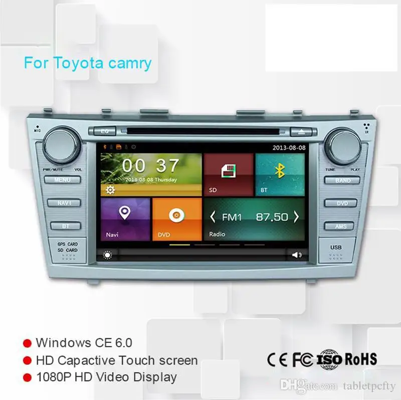 

8" Car DVD player with GPS(optional),BT/TV,audio Radio stereo,car multimedia headunit for TOYOTA CAMRY 2007 2008 2009 2010 2011