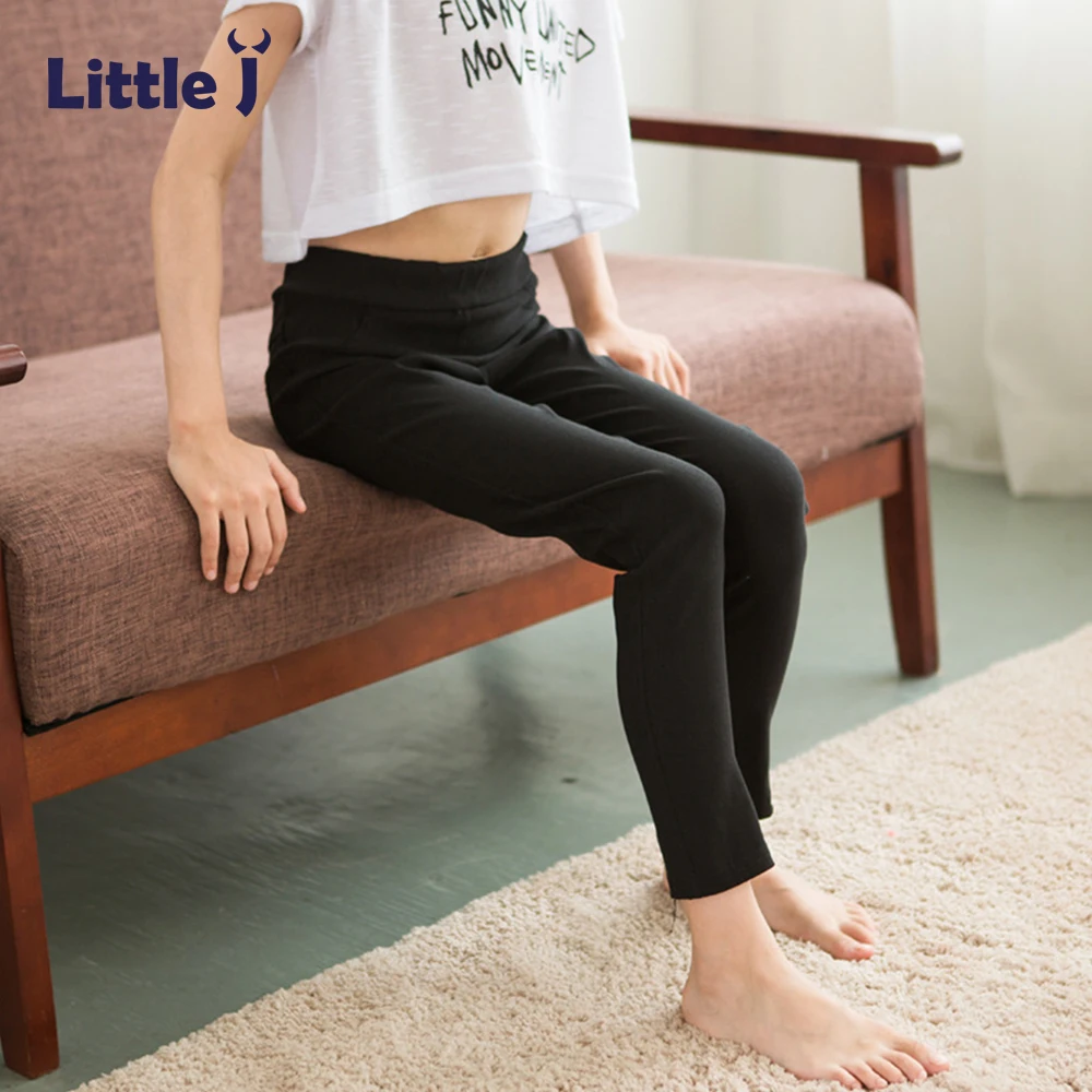 Леггинсы для девочек Little J ярких цветов Детские хлопковые облегающие