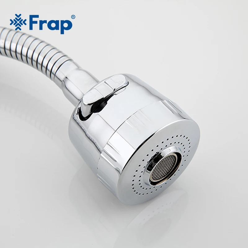 

Frap New Arrival Frap Kitchen Faucet Pull-out Spray Head Two Ways of Water Outlet with Universal Directions Hose Polished F7310