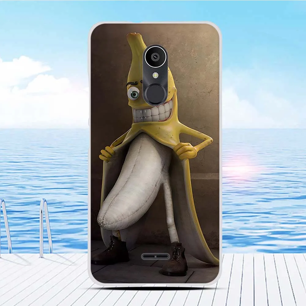 Мягкий ТПУ силиконовый чехол для alcatel 3c 2018 бампер 3D кошка печать телефона Обложка