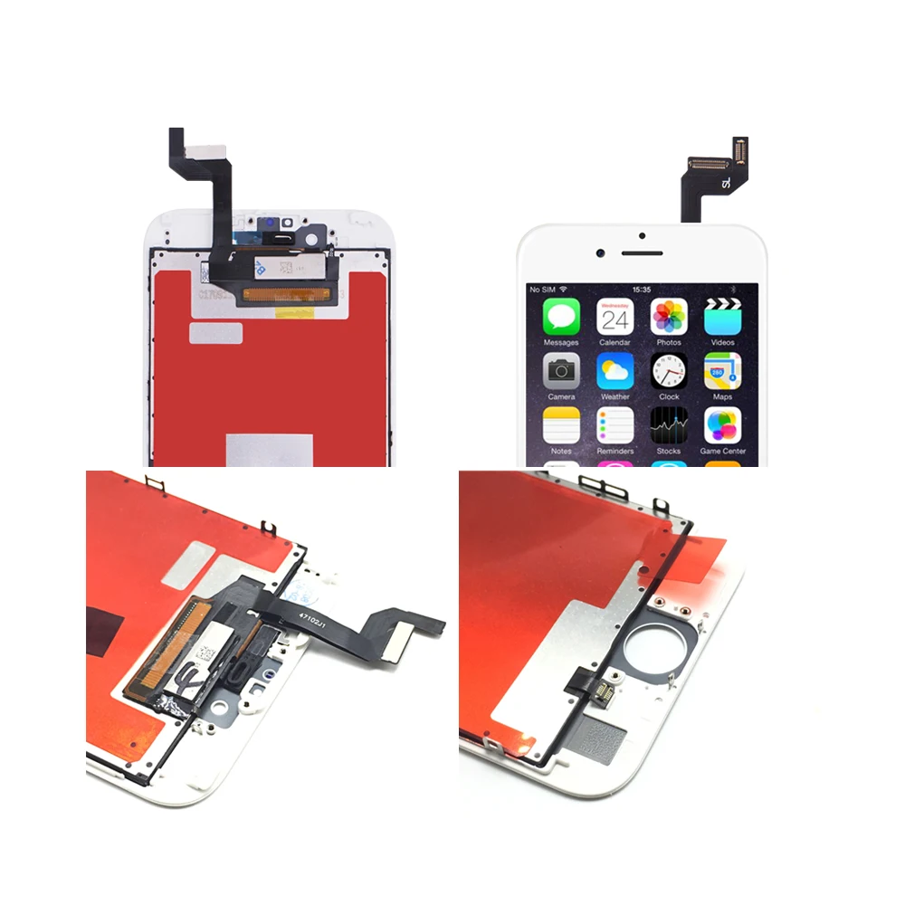 2pcs/lots Replacement For iPhone 6S Plus LCD Screen Digitizer Assembly with Display Touch No Dead Pixel AAA Good Quality plus | Мобильные