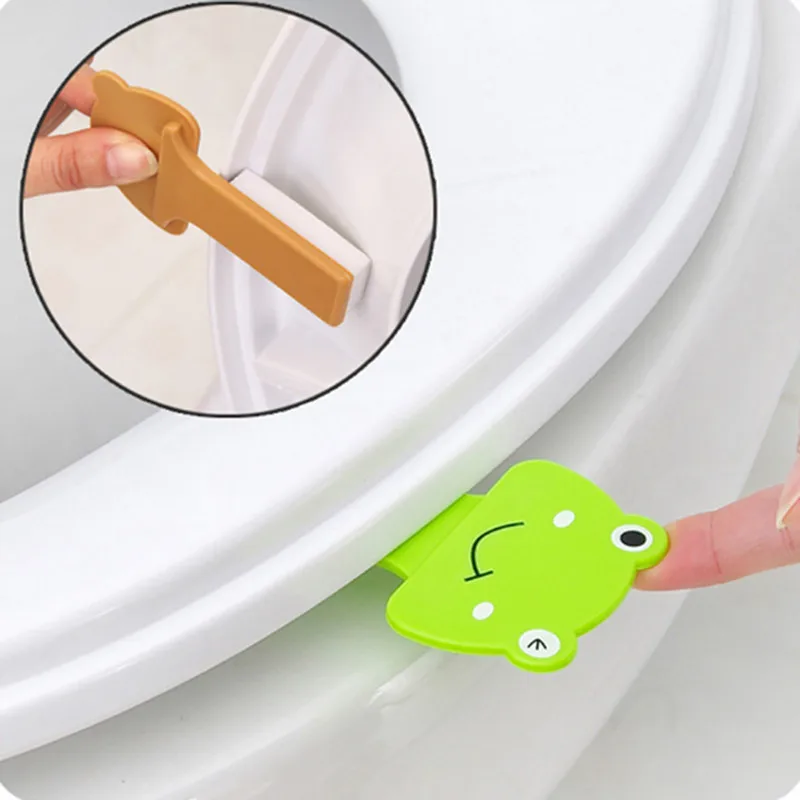 New Cute Cartoon Toilet Cover Lifting Device Bathroom Lid Portable Handle Seat Accessories | Дом и сад