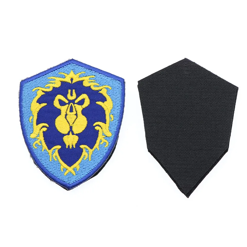 Alliance / Horde силы 3D вышитые нарукавники тактика морального личность значок Рюкзак