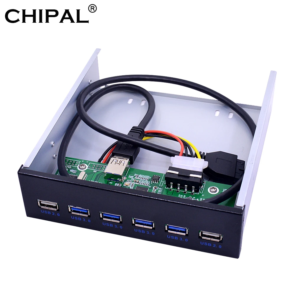 Передняя панель CHIPAL USB 3 0 5 Гбит/с 20 контактов расширительный кронштейн 2 USB3.0