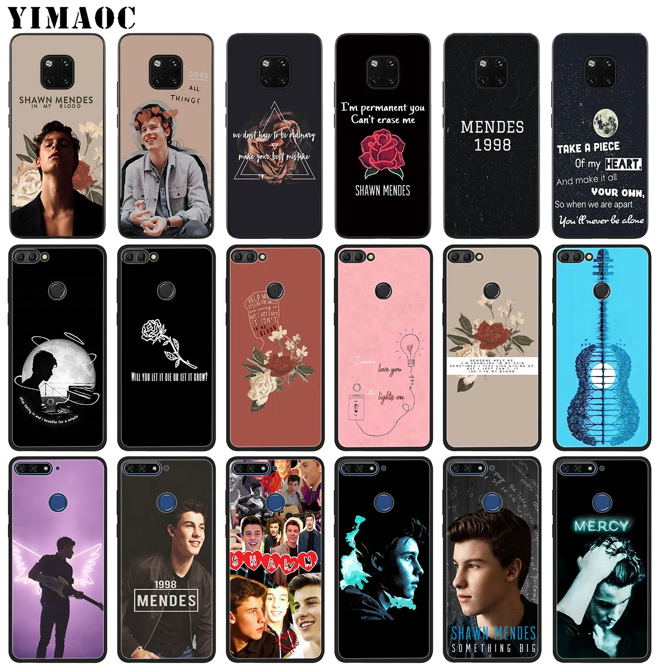 YIMAOC singer Shawn Mendes Magcon 98 мягкий силиконовый чехол для телефона Huawei Mate 30 20 10 Pro Lite Nova 5I 5t