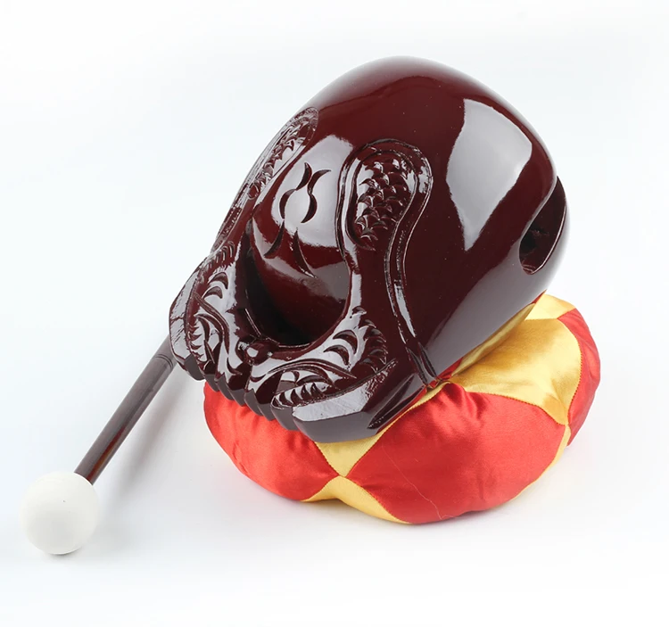 HOT SALE - HOME Temple Taoism Buddhism believer chanting scriptures Buddhist Articles Instrument Pray Muyu wooden fish knocker | Дом и сад
