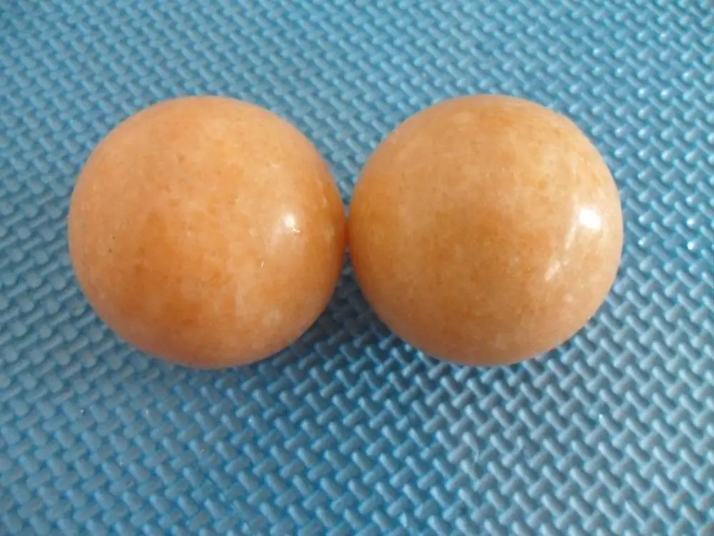 1 pair ball no box 2 шт натуральный Нефритовый камень шарики для массажа рук здоровая физиотерапия персональный уход китайская медицина реабилитационная терапия гандбол - Цвет: 1 pair ball no box