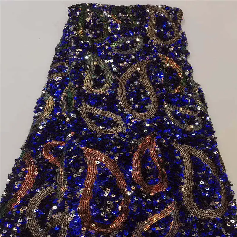 Африканские блестки кружева ткань 2018 высокого качества Кружева французская