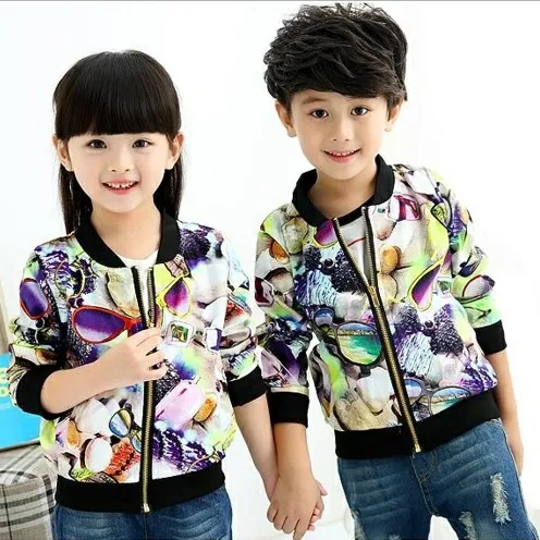 Детская куртка новинка 2018 года весенне осенние модели бейсбольная Одежда для