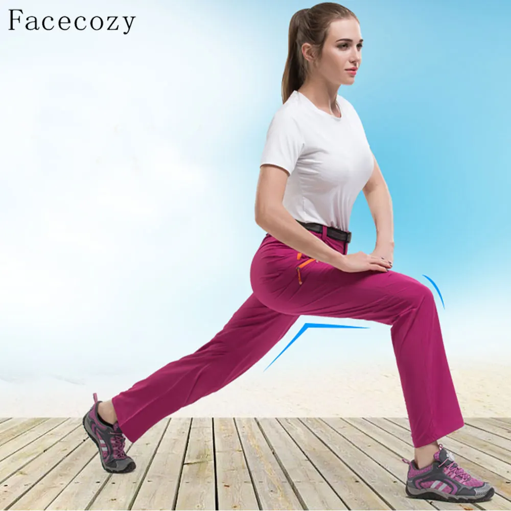 Женские быстросохнущие брюки Facecozy тонкие дышащие для походов на лето и весну