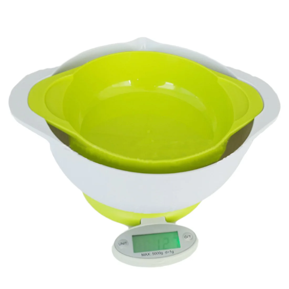 Hot Sale Practical 5KG/1g LCD Display Digital Scale Electronic Kitchen Food Diet Postal Weight Tool with Tray Green|kitchen digital weight|digital