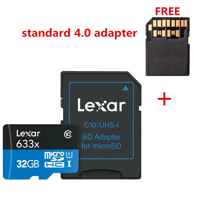 Акция! 16 ГБ 32 карта памяти Lexar Micro SD SDHC высокоскоростная 64 128 SDXC TF Class10 633X 95 м/с|Карты