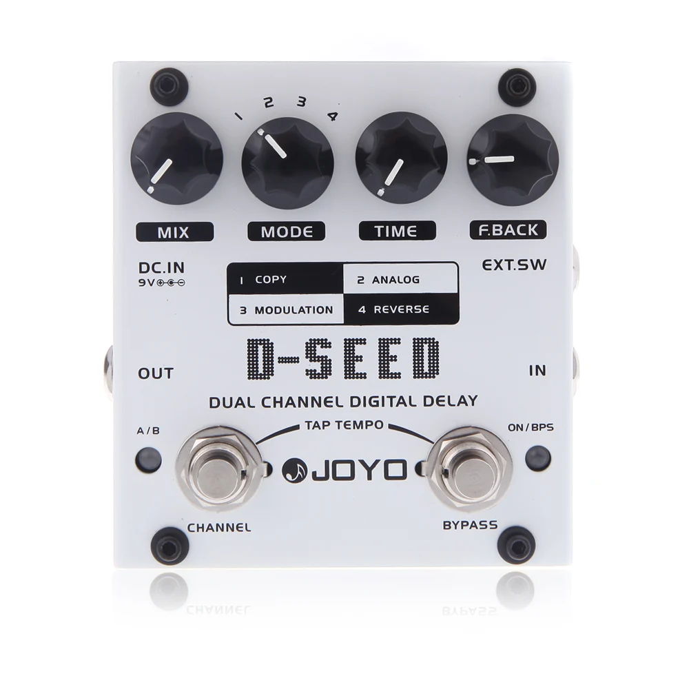 JOYO D-SEED гитарная педаль двухканальный цифровой задержки эффект гитарной педали с